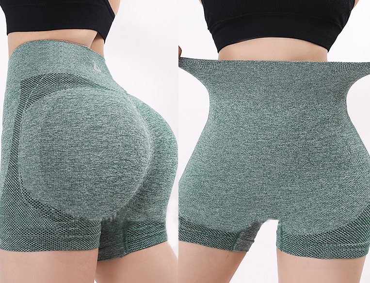 Fitness Yoga Shorts Pants Butt Lifting Seamless Leggings Women Gym