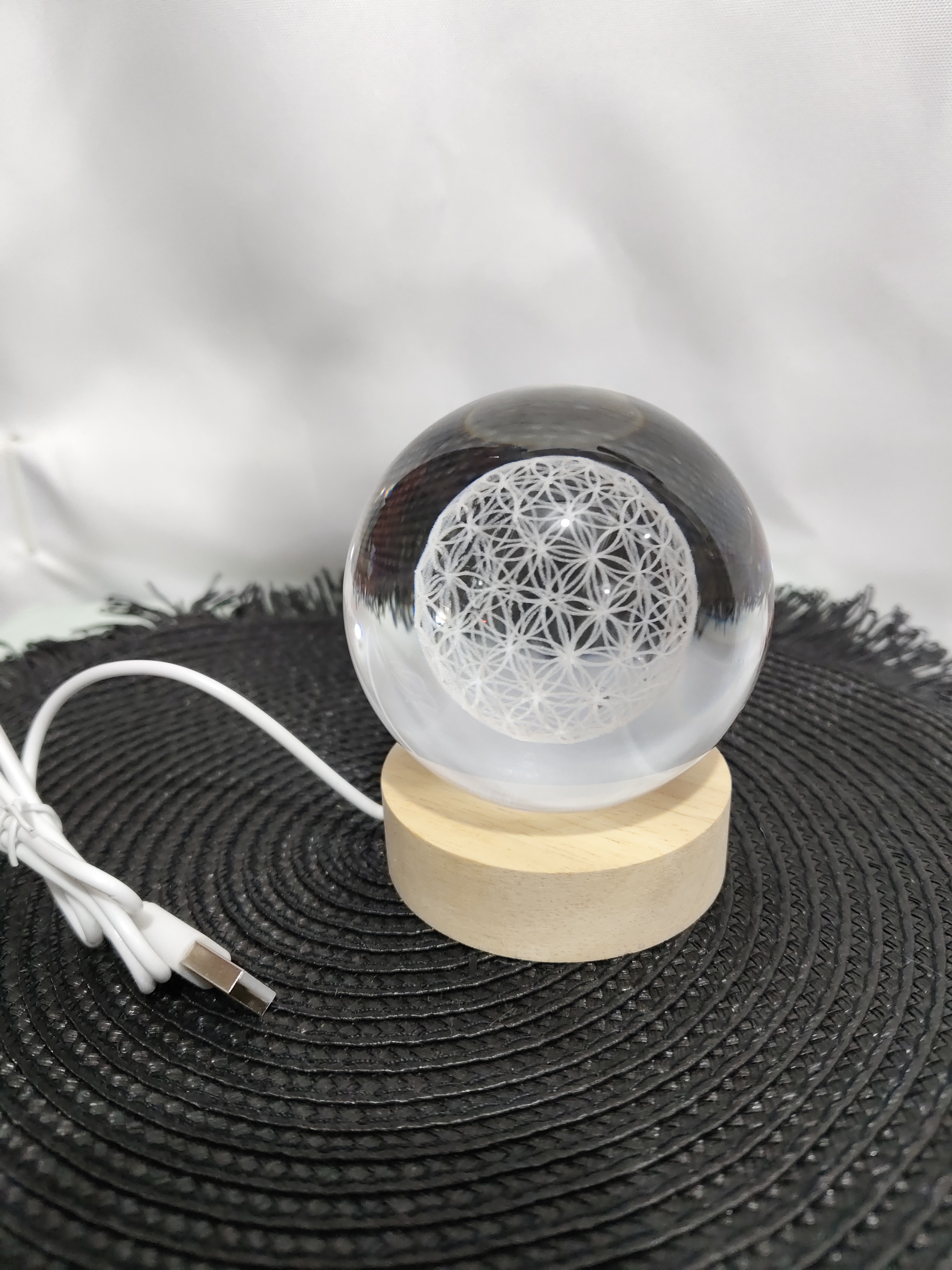 Luminous Starry Sky And Planets Moon Moon Crystal Ball Small Night Lamp Projection Ambience Light Creative Gift New Strange Gift