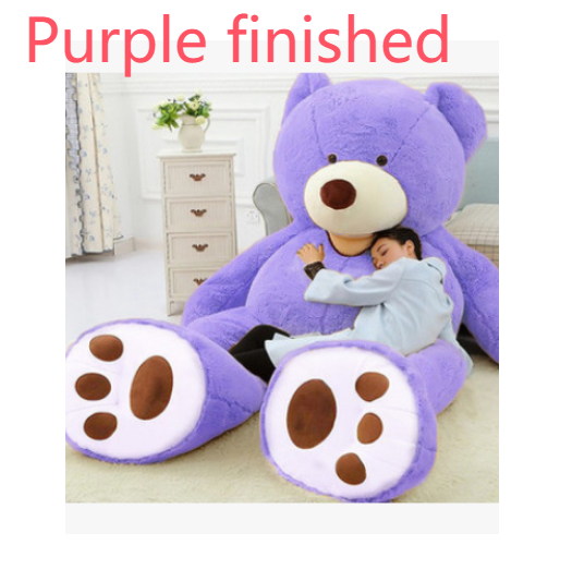 Giant Teddy Bear Plush Toy Huge Soft Toys Leather Shell