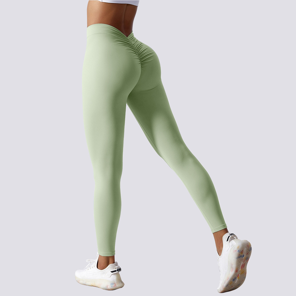 Women's Yoga Pants High Waist Lift High Elastic Tight Fitness Trousers