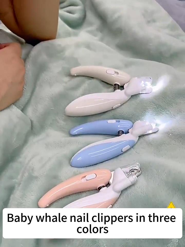 Pet Nail Clippers Dog Nail Clippers Cat Nail Clippers LED Electric Nail Grinder Pet Supplies LED Light Pet Nail Clippers