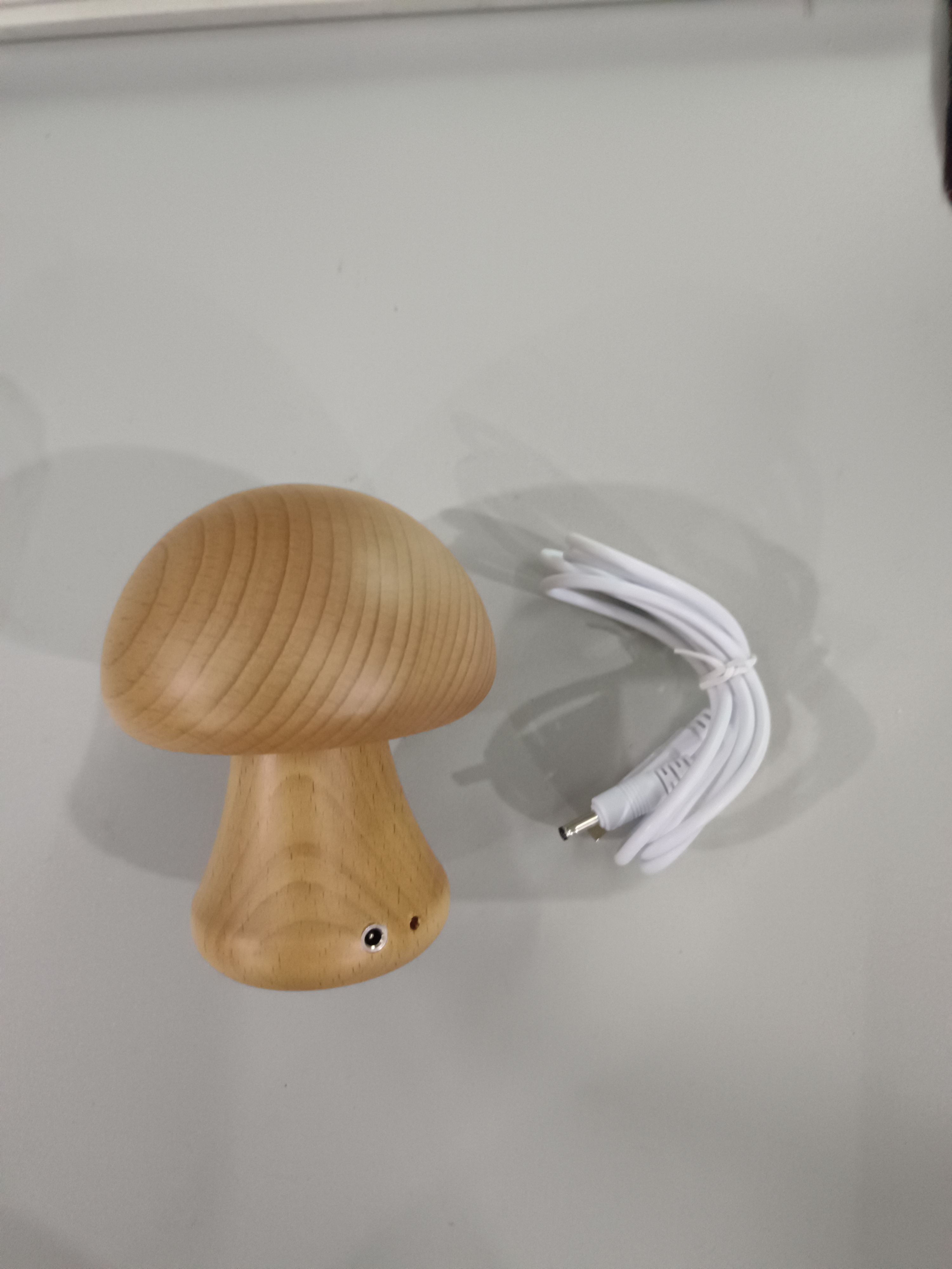 INS Wooden Cute Mushroom LED Night Light With Touch Switch Bedside Table Lamp For Bedroom Childrens Room Sleeping Night Lamps Home Decor