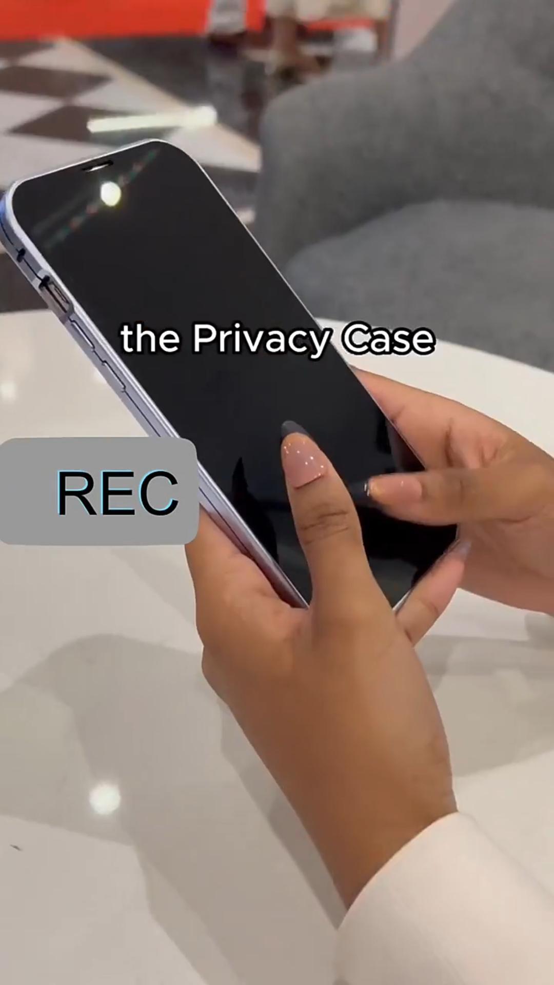 Phone Case Anti-peep Magnetic Protective Shell Magnetic Privacy Glass Case For Phone