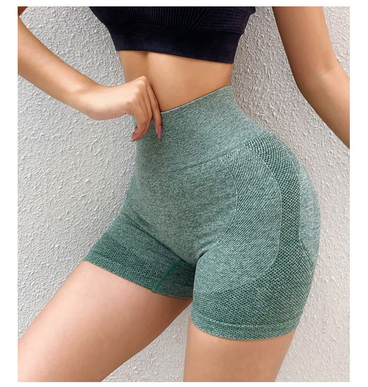 Fitness Yoga Shorts Pants Butt Lifting Seamless Leggings Women Gym
