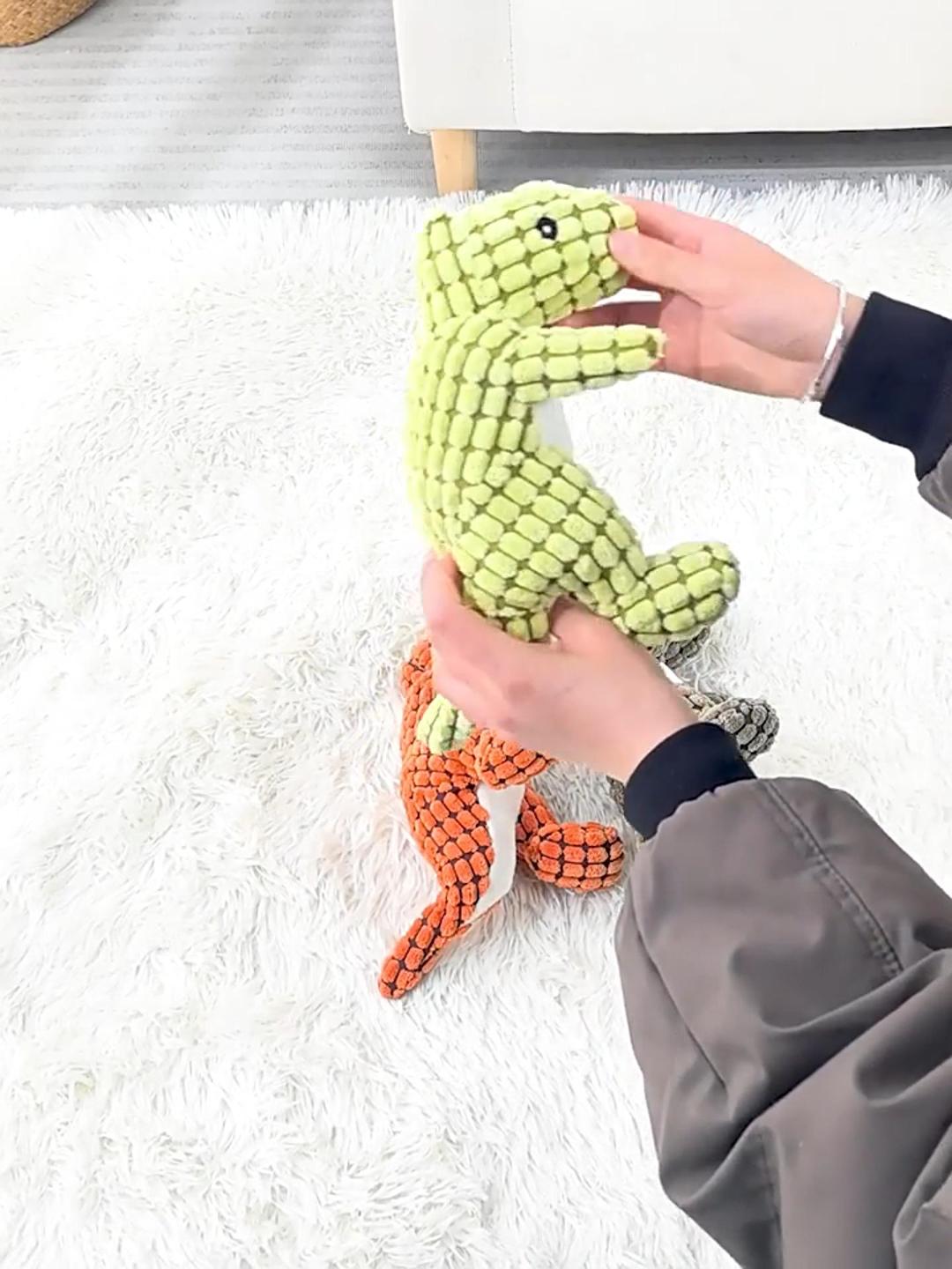 Dinosaur Pet Toys Giant Dogs Pets Interactive Dog Toys For Large Dogs Chew Toys Chihuahua Plush Stuffing Squeakers