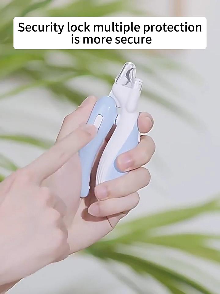 Pet Nail Clippers Dog Nail Clippers Cat Nail Clippers LED Electric Nail Grinder Pet Supplies LED Light Pet Nail Clippers