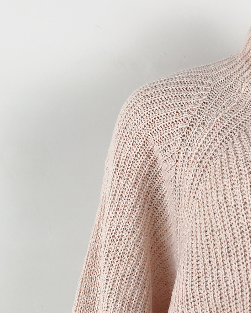 Solid Turtleneck Long Sweater Winter Warm Women Sweater Dress
