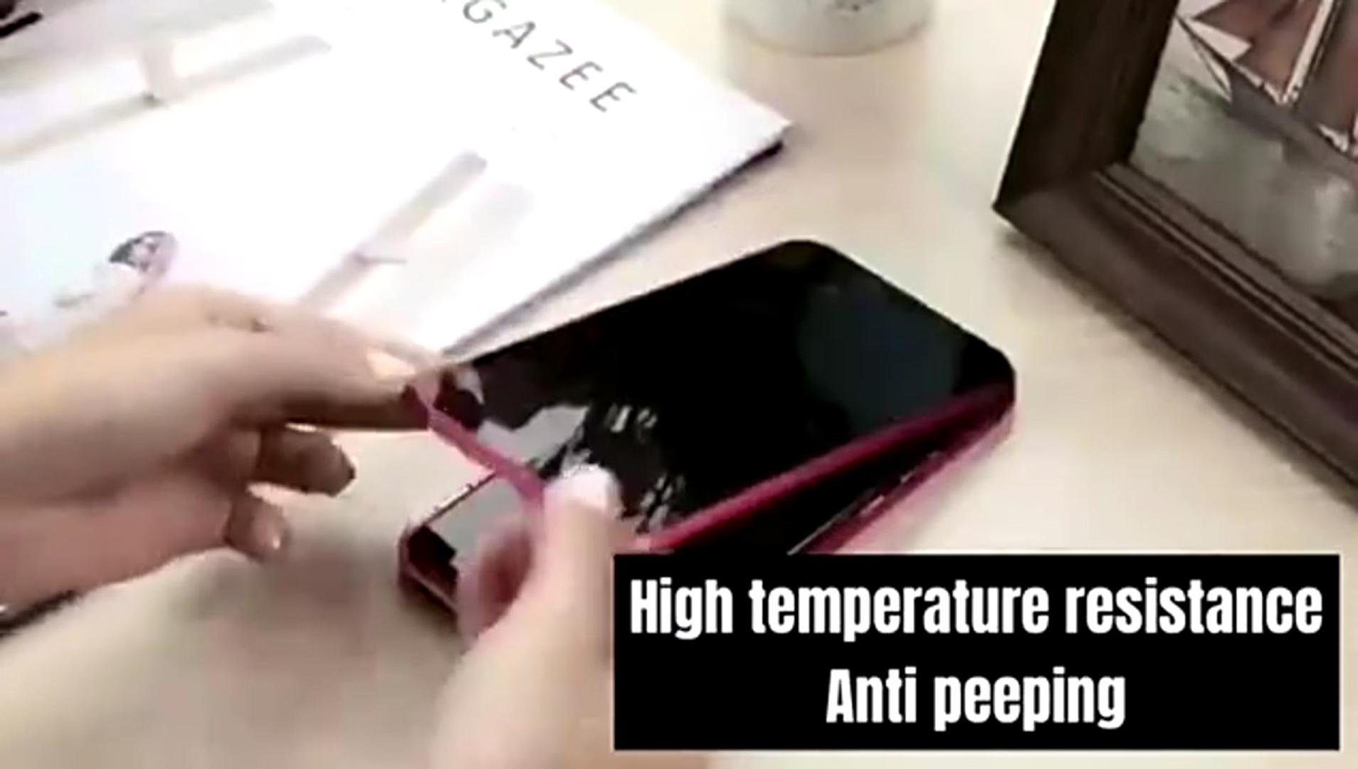 Phone Case Anti-peep Magnetic Protective Shell Magnetic Privacy Glass Case For Phone