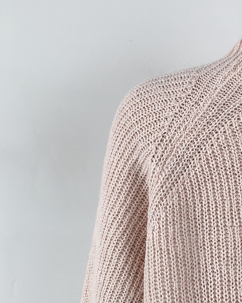 Solid Turtleneck Long Sweater Winter Warm Women Sweater Dress