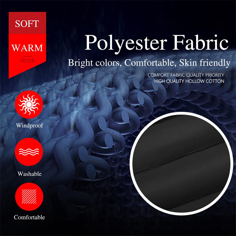 Winter Heated Jacket USB Electric Cotton Coat Zip-up Heater Thermal Clothing Heating Vest For Men