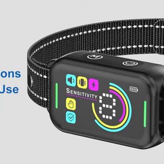Smart Automatic Anti Barking Dog Collar Rechargeable Bark Stopper Stop Barking HD Digital Display IP67 Waterproof Collar For Dogs Pet Products