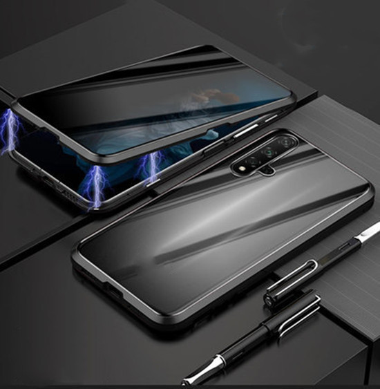 Phone Case Anti-peep Magnetic Protective Shell Magnetic Privacy Glass Case For Phone