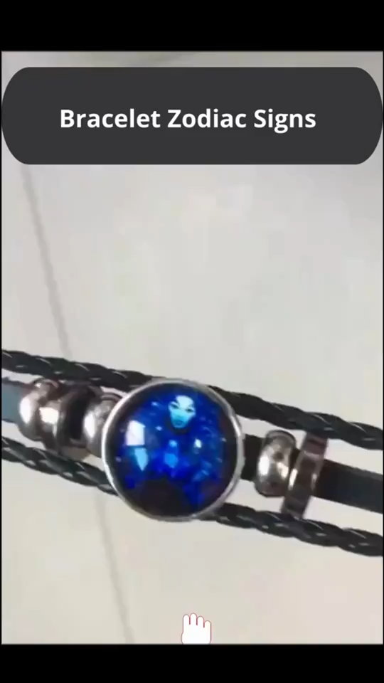 12 Zodiac Constellation Bracelet Luminous Braided Design Bracelet For Men Women Kids