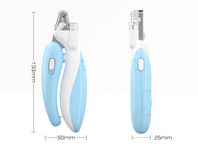 Pet Nail Clippers Dog Nail Clippers Cat Nail Clippers LED Electric Nail Grinder Pet Supplies LED Light Pet Nail Clippers