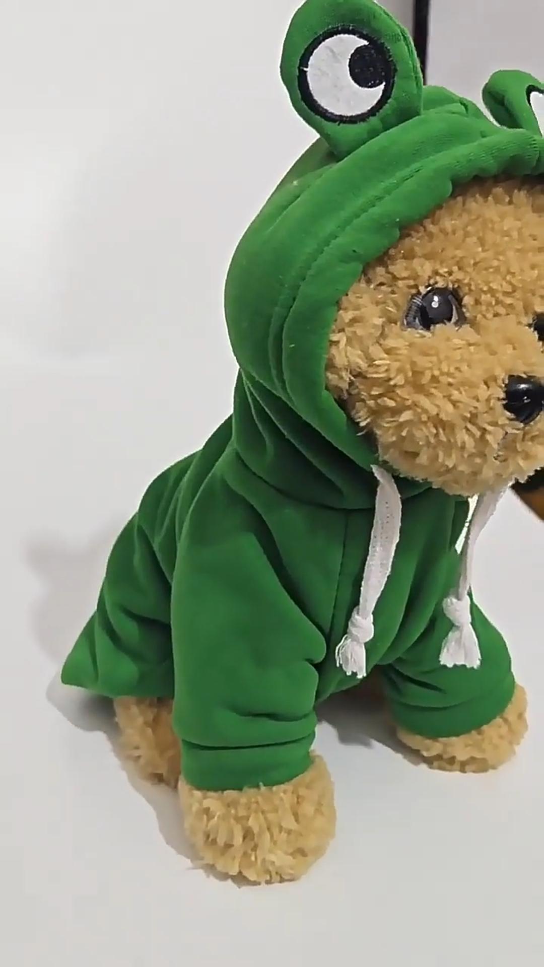 Cute Fruit Dog Clothes For Small Dogs Hoodies Winter Warm Fleece Pet Clothing Puppy Cat Costume Coat For French Chihuahua Outfit