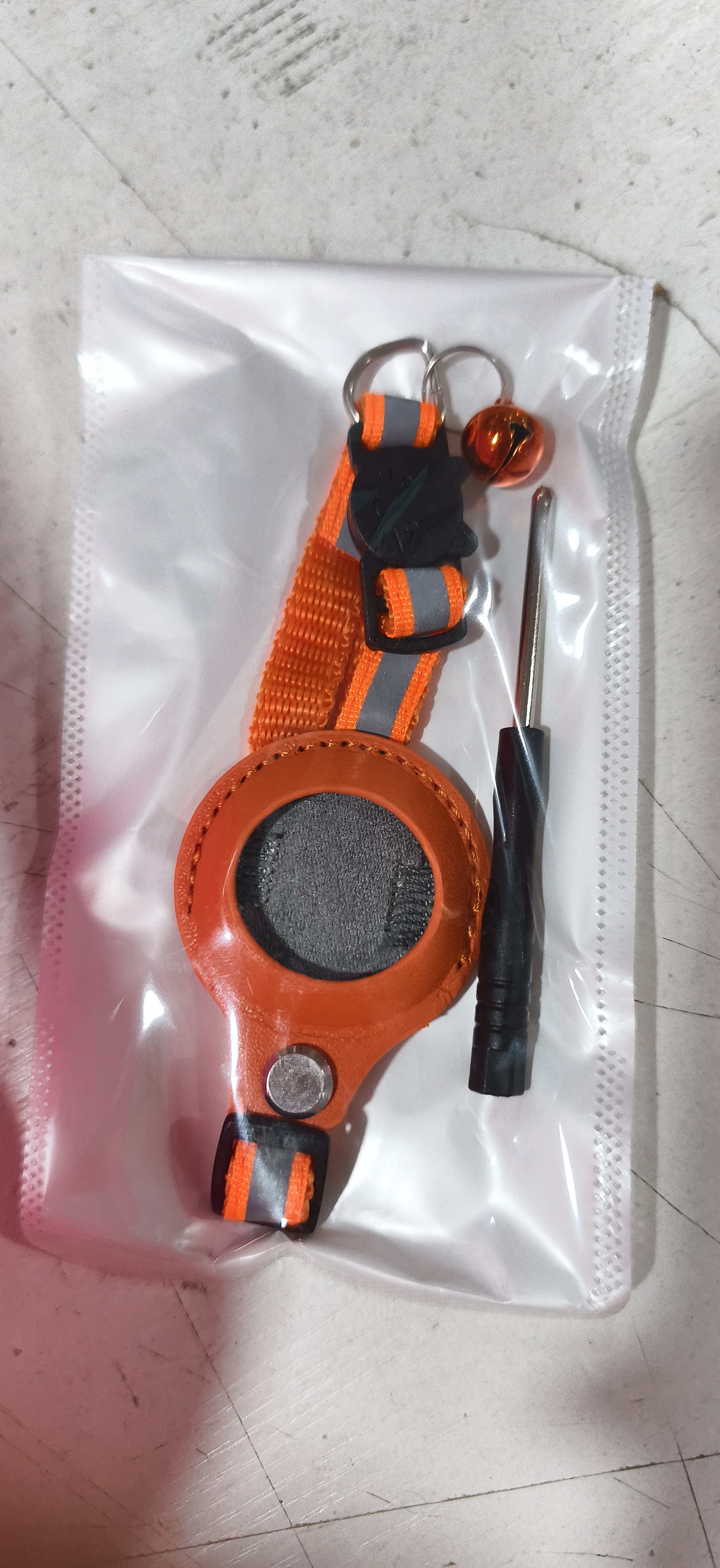 Reflective Collar Waterproof Holder Case For Airtag Air Tag Airtags Protective Cover Cat Dog Kitten Puppy Nylon Collar