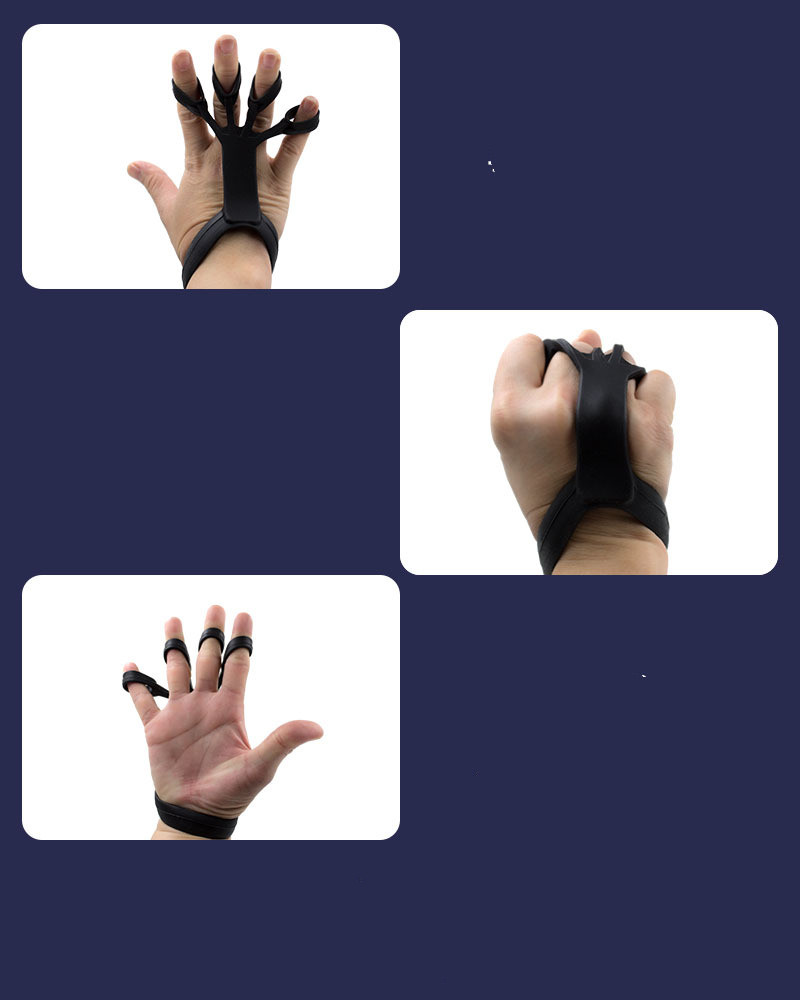 Silicone Grip Device Finger Exercise Stretcher Arthritis Hand Grip Trainer Strengthen Rehabilitation Training To Relieve Pain