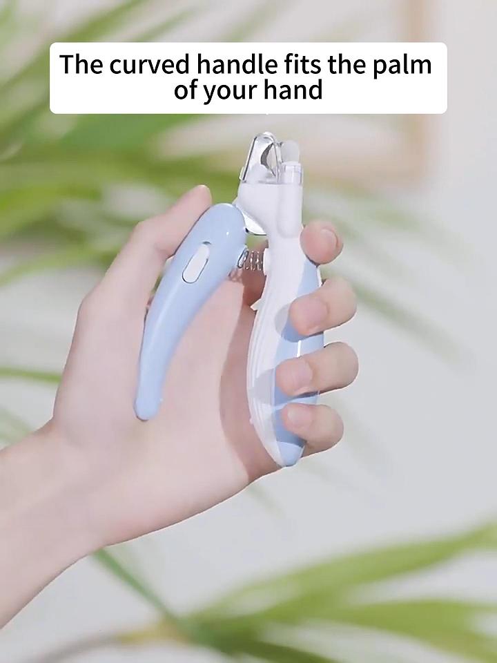 Pet Nail Clippers Dog Nail Clippers Cat Nail Clippers LED Electric Nail Grinder Pet Supplies LED Light Pet Nail Clippers
