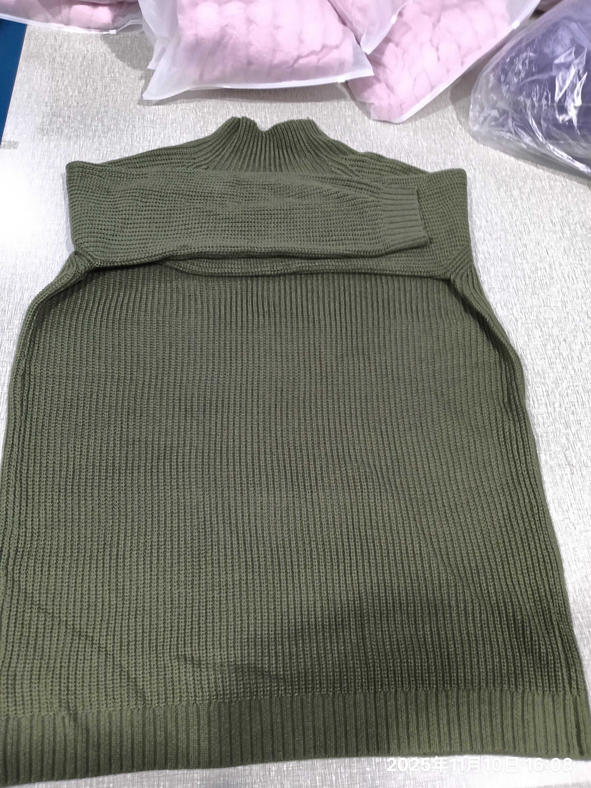 Solid Turtleneck Long Sweater Winter Warm Women Sweater Dress