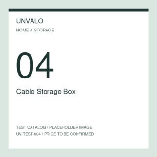 Cable Storage Box — numbered test catalog placeholder