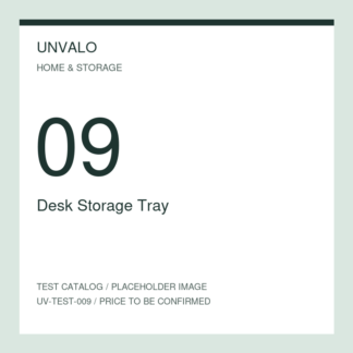 Desk Storage Tray — numbered test catalog placeholder