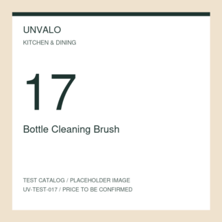 Bottle Cleaning Brush — numbered test catalog placeholder